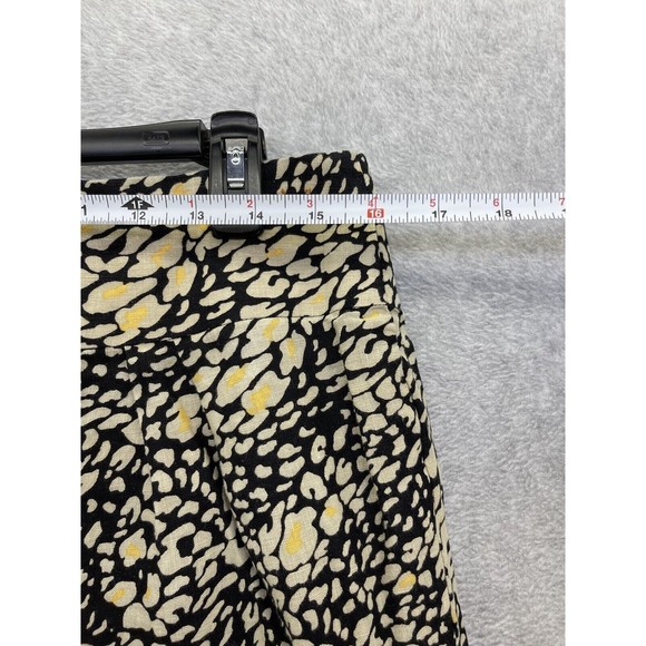 Yaly Couture Women's A Line Skirt Tulip Animal Print Lined Pleat Size Small - Picture 7 of 10